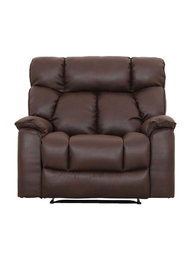 Micasa Elegant and Modern Design Manual Recliner Chair Brown 102 x 106 x 113 cm 0310C-BR - Image 1